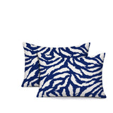 Tory Zebra Print Indoor/Outdoor Reversible Rectangular Pillow