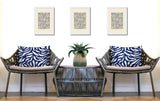 Tory Zebra Print Indoor/Outdoor Reversible Rectangular Pillow