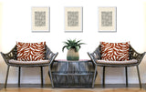 Tory Zebra Print Indoor/Outdoor Reversible Rectangular Pillow