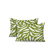 Tory Zebra Print Indoor/Outdoor Reversible Rectangular Pillow