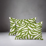 Tory Zebra Print Indoor/Outdoor Reversible Rectangular Pillow