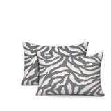 Tory Zebra Print Indoor/Outdoor Reversible Rectangular Pillow