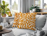 Tory Zebra Print Indoor/Outdoor Reversible Square Pillow