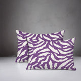 Tory Zebra Print Indoor/Outdoor Reversible Rectangular Pillow