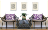 Tory Zebra Print Indoor/Outdoor Reversible Rectangular Pillow