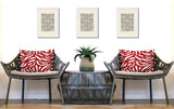 Tory Zebra Print Indoor/Outdoor Reversible Rectangular Pillow