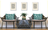 Tory Zebra Print Indoor/Outdoor Reversible Rectangular Pillow