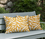 Tory Zebra Print Indoor/Outdoor Reversible Rectangular Pillow