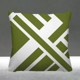 Tranter Geometric Reversible Indoor/Outdoor Square Pillow