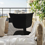 Tribo Abstract Reversible Indoor/Outdoor Square Pillow