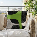 Tribo Abstract Reversible Indoor/Outdoor Square Pillow
