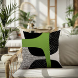 Tribo Abstract Reversible Indoor/Outdoor Square Pillow