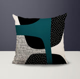 Tribo Abstract Reversible Indoor/Outdoor Square Pillow