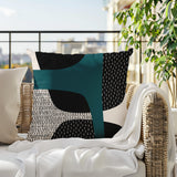 Tribo Abstract Reversible Indoor/Outdoor Square Pillow
