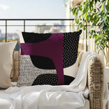Tribo Abstract Reversible Indoor/Outdoor Square Pillow