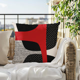 Tribo Abstract Reversible Indoor/Outdoor Square Pillow