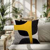 Tribo Abstract Reversible Indoor/Outdoor Square Pillow