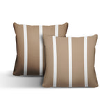 Tripo Striped Reversible Indoor/Outdoor Square Pillow