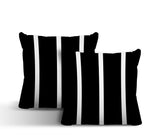 Tripo Striped Reversible Indoor/Outdoor Square Pillow
