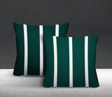 Tripo Striped Reversible Indoor/Outdoor Square Pillow