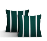 Tripo Striped Reversible Indoor/Outdoor Square Pillow