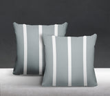 Tripo Striped Reversible Indoor/Outdoor Square Pillow