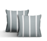 Tripo Striped Reversible Indoor/Outdoor Square Pillow