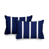 Tripo Striped Reversible Indoor/Outdoor Rectangular Pillow
