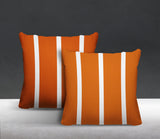 Tripo Striped Reversible Indoor/Outdoor Square Pillow