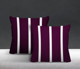 Tripo Striped Reversible Indoor/Outdoor Square Pillow