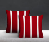Tripo Striped Reversible Indoor/Outdoor Square Pillow