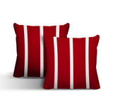 Tripo Striped Reversible Indoor/Outdoor Square Pillow