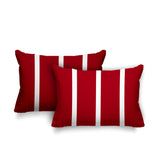 Tripo Striped Reversible Indoor/Outdoor Rectangular Pillow