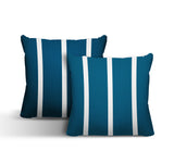 Tripo Striped Reversible Indoor/Outdoor Square Pillow
