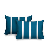 Tripo Striped Reversible Indoor/Outdoor Rectangular Pillow