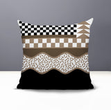 Trix Abstract Reversible Indoor/Outdoor Square Pillow