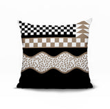 Trix Abstract Reversible Indoor/Outdoor Square Pillow