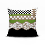 Trix Abstract Reversible Indoor/Outdoor Square Pillow