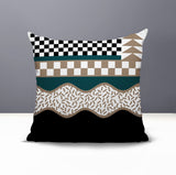 Trix Abstract Reversible Indoor/Outdoor Square Pillow