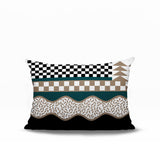Trix Abstract Reversible Indoor/Outdoor Lumbar Pillow