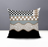 Trix Abstract Reversible Indoor/Outdoor Square Pillow