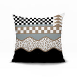 Trix Abstract Reversible Indoor/Outdoor Square Pillow