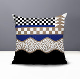 Trix Abstract Reversible Indoor/Outdoor Square Pillow