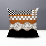 Trix Abstract Reversible Indoor/Outdoor Square Pillow
