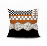 Trix Abstract Reversible Indoor/Outdoor Square Pillow
