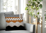 Trix Abstract Reversible Indoor/Outdoor Square Pillow