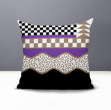 Trix Abstract Reversible Indoor/Outdoor Square Pillow