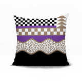 Trix Abstract Reversible Indoor/Outdoor Square Pillow