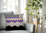 Trix Abstract Reversible Indoor/Outdoor Square Pillow