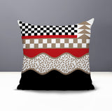 Trix Abstract Reversible Indoor/Outdoor Square Pillow